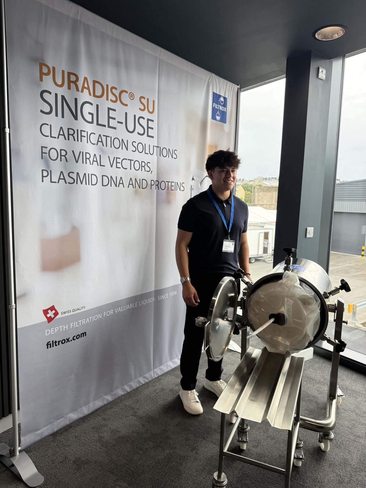 Fidel Ayala at a business event