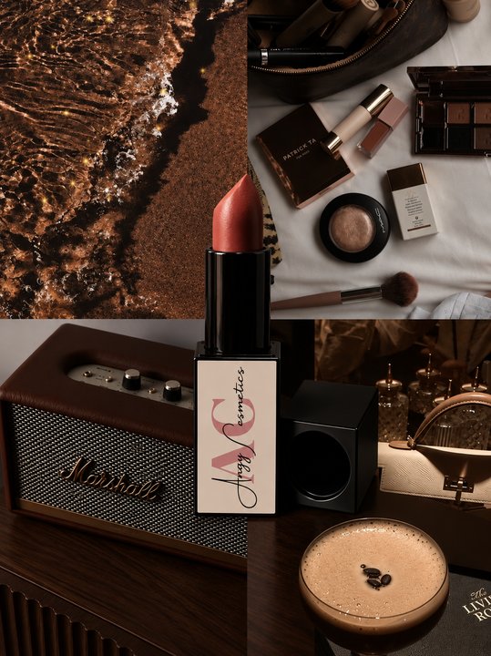 Angy Cosmetics branding sample