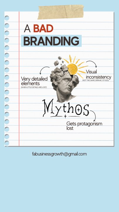 Mythos branding concept